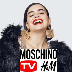 NEW in Box Moschino x H&M Gold-plated Clip Earrings